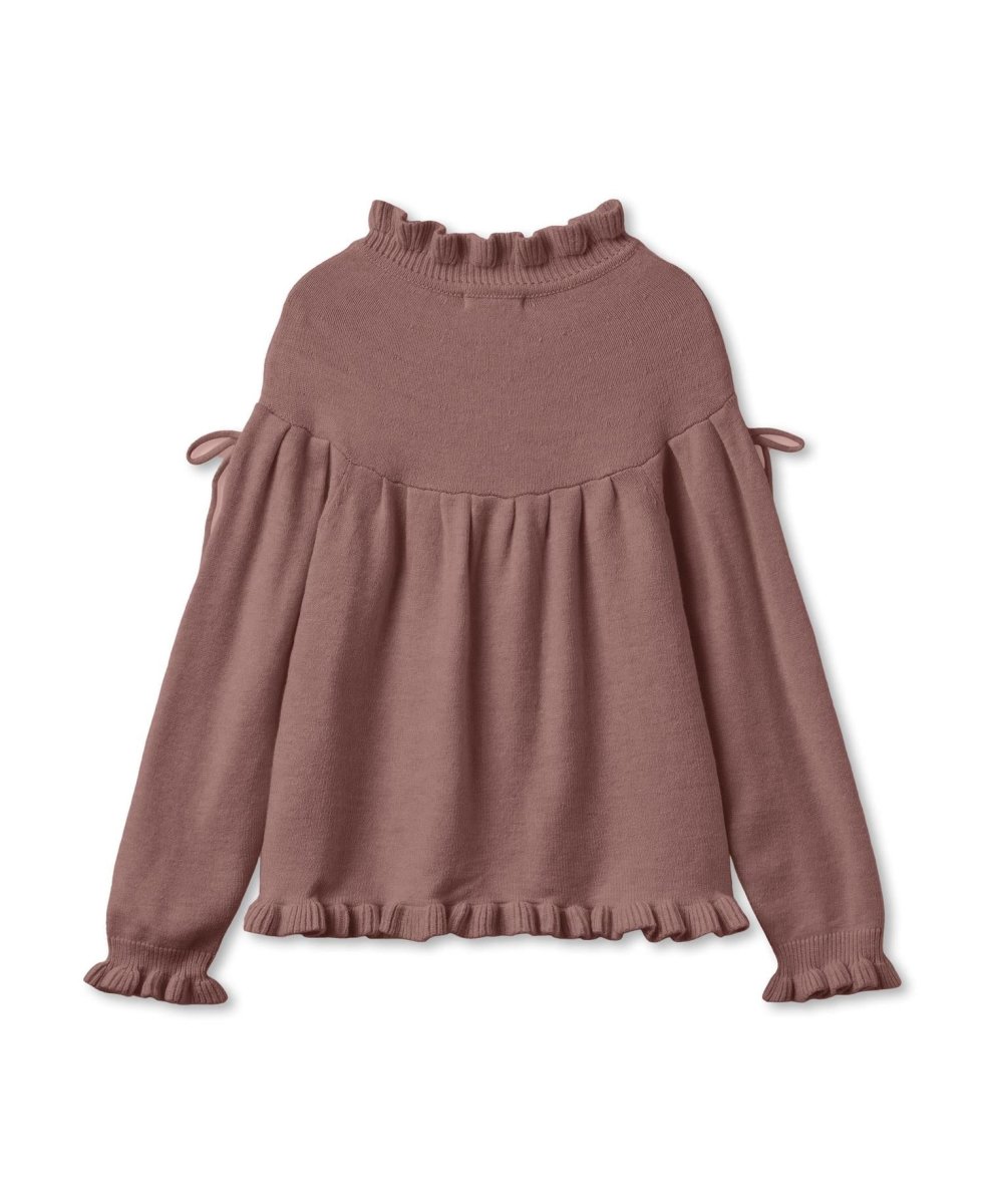 Fliink KINO LS KNIT BLOUSE ASH ROSE - Image 5