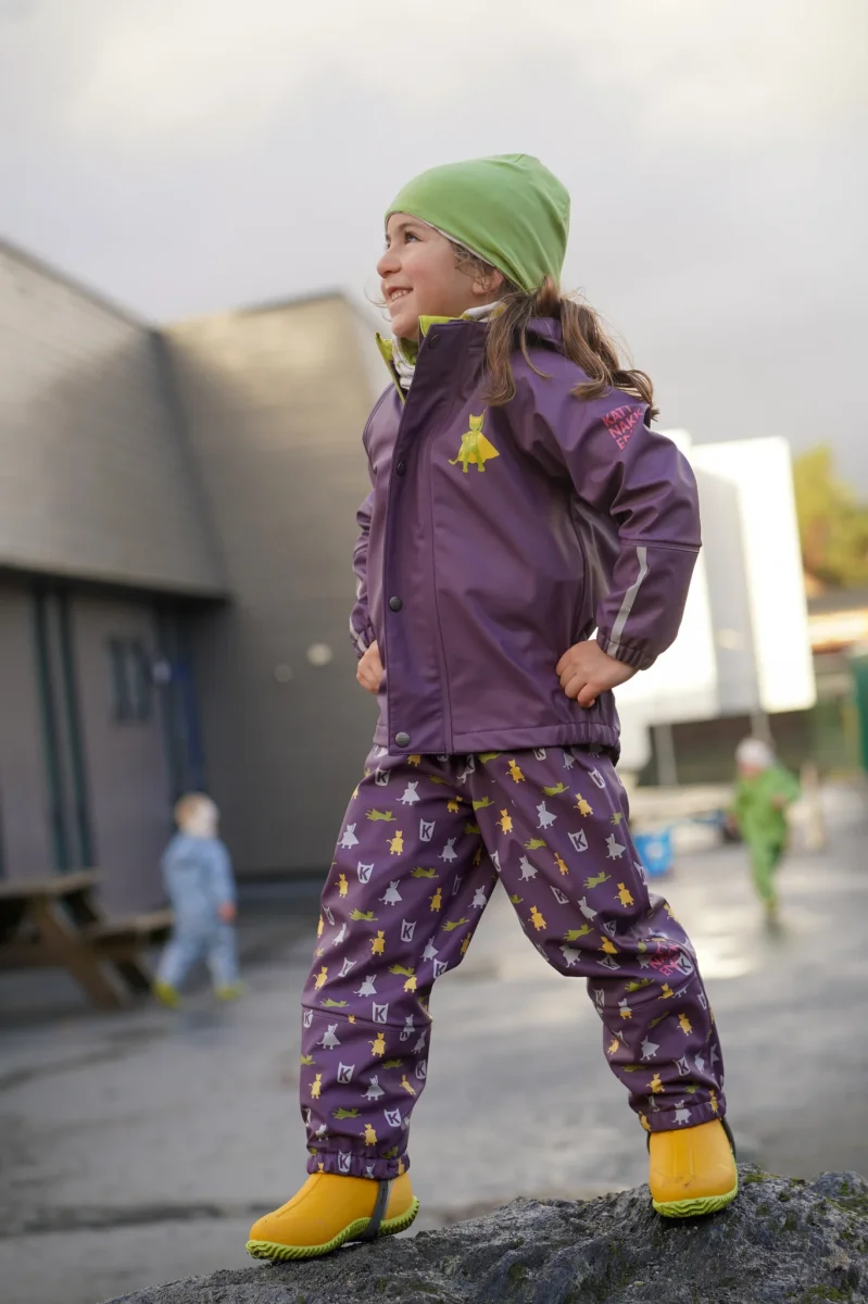 Kattnakken Regnsett Plask Viola