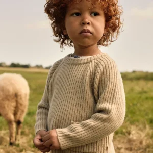 Lil Atelier NALIO WOOL LS KNIT Safari