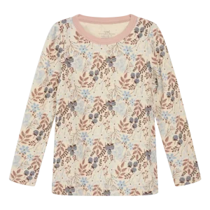 Hust and Claire Abbelin Top Flower Cloud Blue