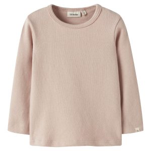 Lil Atelier Thora HIR LS SLIM TOP Cameo Rose