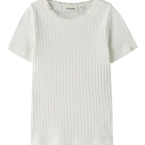 Lil Atelier HALDIS SS SLIM TOP Coconut Milk