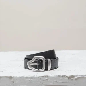 Ako Mini Belt Black Silver