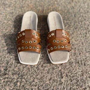 Sandal Vitello Naturale Cuoio