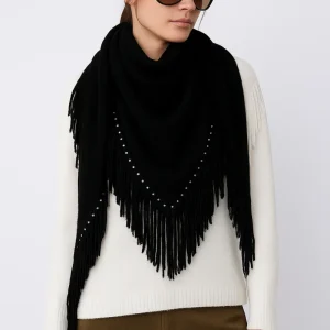 Mina Cashmere Scarf Noir