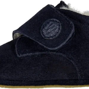 Wheat Angel Wool Indoor Shoe Navy