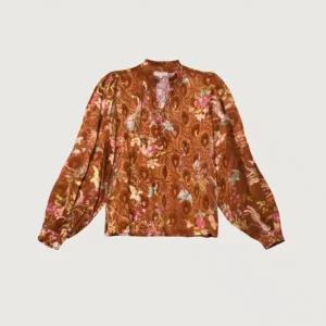 Jacquard Shirt Rusty Vintage