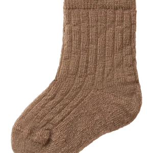 Lil Atelier Rakel Wool Sock Petrified Oak